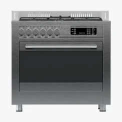 اجاق گاز 5 شعله مبله تک فر سیلور اردل مدل MO-FS104