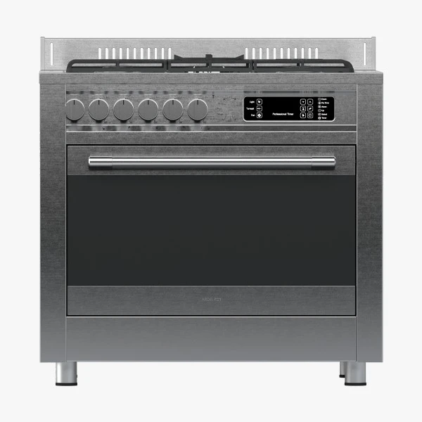 خرید اجاق گاز مبله تک فر اردل MO-FS104 اجاق گاز 5 شعله مبله تک فر سیلور اردل مدل MO-FS104