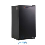 نمای روبرو از یخچال مینی 8 فوت راسن (Rasen) رنگ مشکی