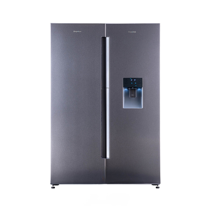یخچال فریزر دو قلو نقره ای طرح MAX مدل - M07-S27 دیپوینت