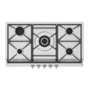 اجاق گاز رومیزی استیل 5 شعله پلوپز وسط - مدل HS-1810 تایسز