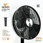 پنکه مشکی مدل M-F6032 مونزا