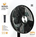 پنکه مشکی مدل M-F6032 مونزا