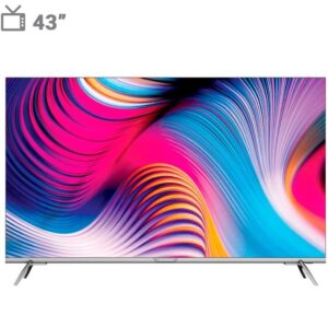 نمای روبرو از تلویزیون ال ای دی 43 اینچ سونیا (Sonia) مدل LED-S-43LF6525 با صفحه نمایش تخت