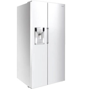 ساید بای ساید درب ساده سفید مدل - SBS-RSP800IW پاکشوما