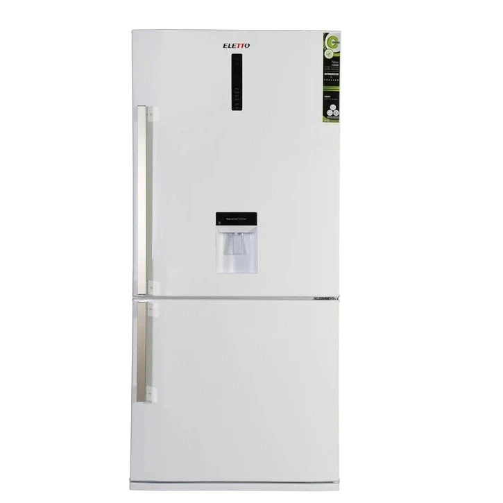 یخچال فریزر استیل رنزو مدل RF8410NE2 با یخساز اتوماتیک و طراحی مدرن
