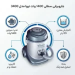 جاروبرقی سطلی 3400 تیوا - تصویر 4