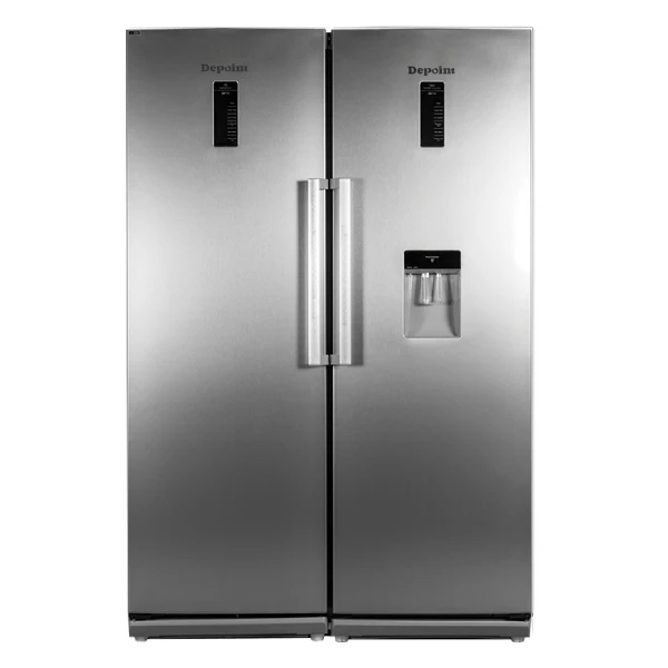 یخچال فریزر دوقلو بدون برفک دیپوینت طرح D5I مدل M07-S27 رنگ نقره ای