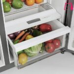 ساید بای ساید درب ساده سیلور - مدل SBS-RSP800IS پاکشوما - تصویر 2