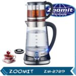 چای ساز روهمی 2000وات باقوری پیرکس - مدل 2729 زومیت وان