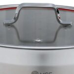 سرویس قابلمه استیل 6 پارچه ام جی اس (MGS) مدل CWS6117 به همراه درب‌های پیرکس سوپاپ‌دار