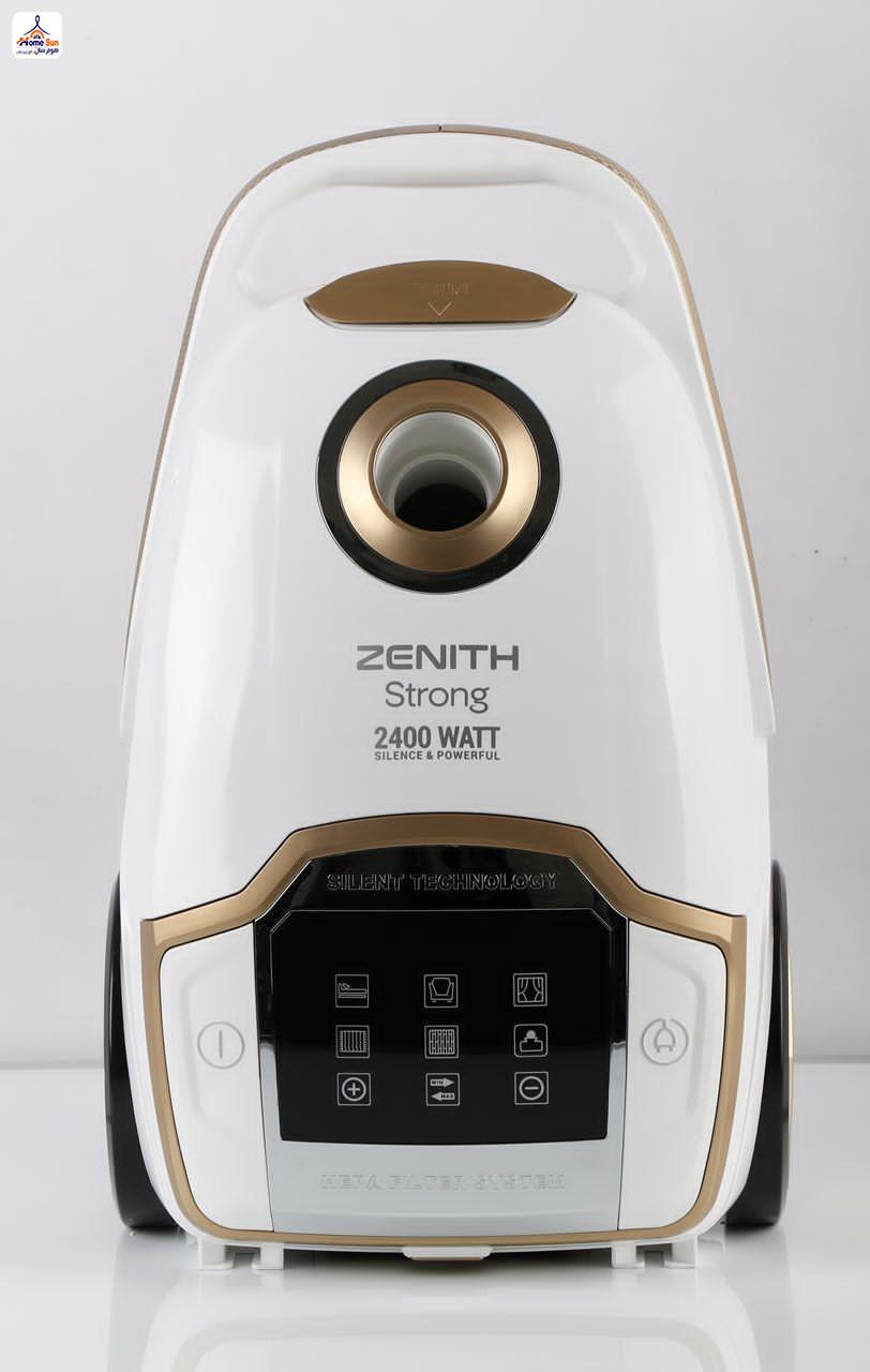 جاروبرقی-زنیت.jpg1_ جاروبرقی لمسی دیجیتال دار سفید طلایی(strong) زنیت - تصویر 1