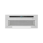 نمای روبرو از هود توکار استیل تایسز مدل TH-2104 نصب شده در کابینت