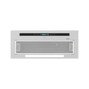 نمای روبرو از هود توکار استیل تایسز مدل TH-2104 نصب شده در کابینت