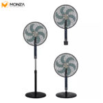 پنکه مشکی مدل M-F6032 مونزا - تصویر 3
